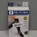 Truform Sheer Compression Stockings, 15-20 mmHg, Women's Knee High Length, 20 Denier, Navy, 2X-Large