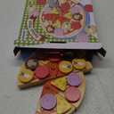 Wooden Pizza Play Food Set - 24 Pcs Cutting Toys, Pretend Play Kitchen Accessories for 3-5 Year Old Toddlers Boys & Girls