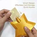 Credit Card Wand Tap to Pay Holder, 3D Printed Tap to Pay Wand for Contactless NFC Payment, Magic Wand Card Holder for Debit or Credit Cards (Golden Yellow)