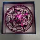 Hand Operated Small Drone Indoors&Outdoor,Mini Drone For Kids,Colorful Stunts Flying Ball Toy,Stem Toys for Children,Birthday And Christmas Gift For 6 7 8 9 10 11 12+ Year Old Boys Or GirlsPink (Purple)