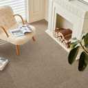 24 Tiles/64 sq Ft-Carpet Squares, Carpet Tiles, 0.24" Pile Height, Commercial Carpet Tiles, Non Adhesive Padded, Non-Slip, Easy DIY Installation