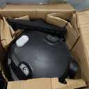 Amazon Basics Wet Dry Shop Vacuum Cleaner, 4 Gallon, 3 HP Stainless Steel, Grey/Black