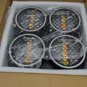 COB Stage Lights, RGBWA LED Blinder Spotlight, Par Can Stage Light Retro Matrix Light with Golden Halo Effect, DMX512 Sound-Active Uplighing for Party DJ Party Club Wedding Events