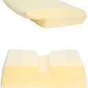 Better Sleep Pillow Memory Foam, 3.5" Thick Foam - Patented Arm-Tunnel Design Improves Hand and Arm Circulation - Neck Pain Relief - Perfect Side and Stomach Sleeper Pillow - Bed Pillow, Cream, Small Memory Foam