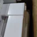 Backyard Discovery Sweetwater White Cedar Wooden Kids Playhouse Cottage with Play Kitchen, Snack Bar, Half Door, Toy Phone, Windows, Flowerpot Holders, Working Doorbell for Outdoor Imaginative Play