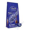Lindt LINDOR Dark Chocolate Candy Truffles, Chocolates with Smooth, Melting Truffle Center, 8.5 oz. Bag Pack of 6, Best Before: 01/31/2026