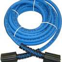 UBERFLEX™ Kink Resistant Pressure Washer Hose 1/4", 3,100 PSI with (2) 22MM - Made in USA - (25 Feet)