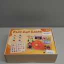 Busy Board for Toddlers - Montessori Educational Toy for 1-3 Year Old Boys & Girls | Travel-Friendly Sensory Learning Activity | Ideal for Kids with Autism(Busy Board v6)