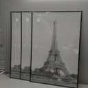 upsimples 24x36 Poster Frame Black 3 Pack, Scratch-Proof Picture Frames 24 x 36 for Photo Gallery - Slide-In Strips, Horizontal or Vertical Wall Mounting