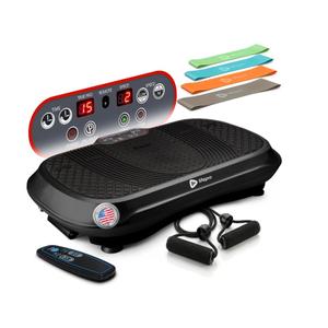 Lifepro Waver Vibration Plate Exercise Machine with 99 Speeds & 10 Presets
Resistance Bands, Non-Slip Surface, 330 lbs Capacity — Vibration Plate for Lymphatic Drainage, Body Toning, Full-Body Workout