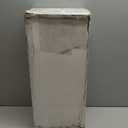 Black Post Mount Metal Mailbox 20x8.7x6.7in