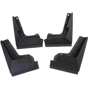 Compatible for Tesla Cybertruck 2024 2025 Mudguard Fender Mud Flaps Guard Splash Mudflaps Car Accessories Front Rear 4pcs (Black)