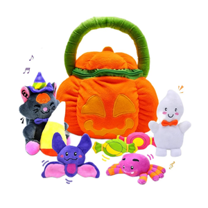 JOYIN Baby's Pumpkin Halloween Playset with 8 Fun Play Pieces, Halloween Theme Decoration, School Classroom Supply, Party Favor Supplies, Goodie Bags Stuffers Fillers, Toy and Prizes, Treats Gifts