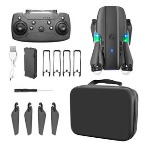 ikaufen E99 Drone Single camera,No Screen Control Camera for Adults RC Drone With 480P Dual Camera WiFi FPV Foldable Quadcopter Aircraft +1 Battery (E99 No Screen Control Black)