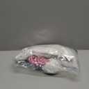 Personalized Sequin Santa Hat for Adults, Red Glitter Christmas Party Hat, Xmas Halloween New Year Holiday Headwear (Light Pink)