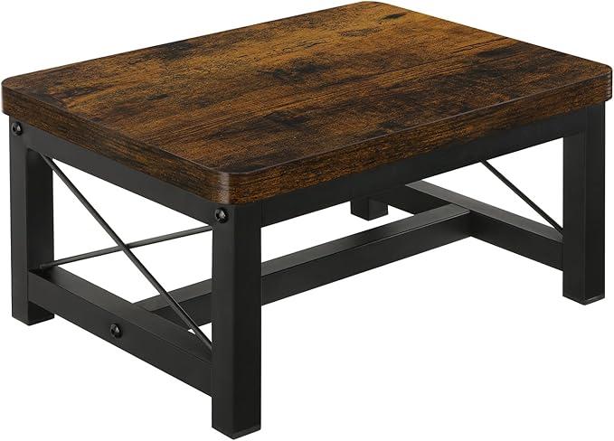 YINMIT Wooden Step Stool for Adults, Heavy Duty Step Stool for High Bed with NonSlip Feet, Using for Bedroom, Living Room, Bathroom and Kitchen, Hold Up to 500 LBS