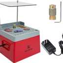 Stained Glass Grinder, Portable Glass Grinder Art Grinding Tool with 5/8" Diamond Grinder Bit (Red)