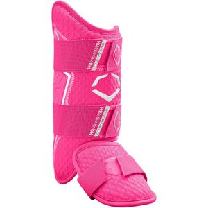 EvoShield Pro-SRZ 2.0 Batter's Leg Guard, Right-Handed Hitter (Pink) 