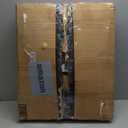 Foldable Utility Cart with Stair Climbing Wheels, Collapsible Rolling Crate with Telescoping Handle, Shopping Trolle Handcart Grocery Book File Tool Art Supplies Teacher Storage Basket(Green)