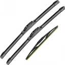 Windshield Wipers (pack of 3pcs) Replacement for 2005-2009 Subaru Legacy, 2009-2011 Forester, 2005-2009 Subaru Outback 24" + 18" Front Windscreen Wiper Blades and 14" Rear Wiper Blade