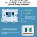 Programmable Thermostat for House, 1 Heat/1 Cool, Extra Large Display, White Backlight