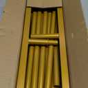 UDEAR 7.2FT Metal Arch Backdrop Stand,for Wedding Backgrounds Climbing Plants Event Decorations Outdoor Ceremonies,Gold