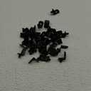 60Pcs 1/4" Black Plated Steel L-Shelf Support Pegs with Hole Kit, L-Shaped Cabinet Shelf Support Pegs Assortment for Bookshelf (Black)