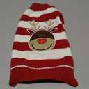Cat Sweater Christmas Santa Claus Pet Cat Winter Knitwear Warm Clothes (Medium, 2-Stripe elk)