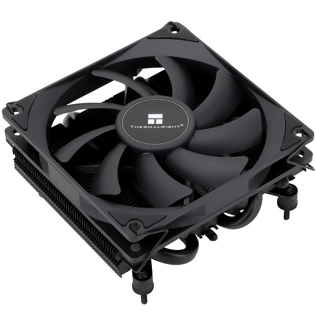 Thermalright AXP90 X36 Black Low Profile CPU Cooler, with 92mm TL-9015B Slim PWM Fan, ITX CPU Cooler, AGHP Technology, 36mm Height,for AMD AM4 AM5/Intel 1150/1151/1155/1851/1200/1700(AXP90 X36 Black)