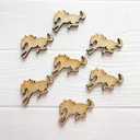 30pcs Wooden Horse