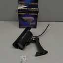 F FINDERS&CO Dummy Security Camera, Fake CCTV Surveillance System with Realistic Red Flashing Lights and Warning Sticker for Indoor Outdoor (1, Black)