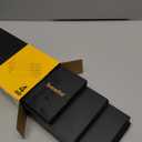 SpaceAid Bamboo 4 Pack Dresser Drawer Dividers, 4.65 High Adjustable 12.5-17 Drawer Organizers, Expandable Organization for Clothing, Clothes, Dressers, Black