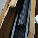 25 Inch High King Bed Frame with Rounded Corner Legs, Sturdy Mattress Foundation, Heavy Duty Metal King Size Platform No Box Spring Needed, Noise Free, Easy Assembly, Black