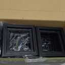 Dynaming 6 Pack Solar Post Cap Lights Outdoor with Flickering Flame Light, Fence Post Solar Lights Fit for 4x4 5x5 6x6 Vinyl/Wooden Posts, High Brightness SMD LED Lighting Decor for Garden Deck Patio (Black)