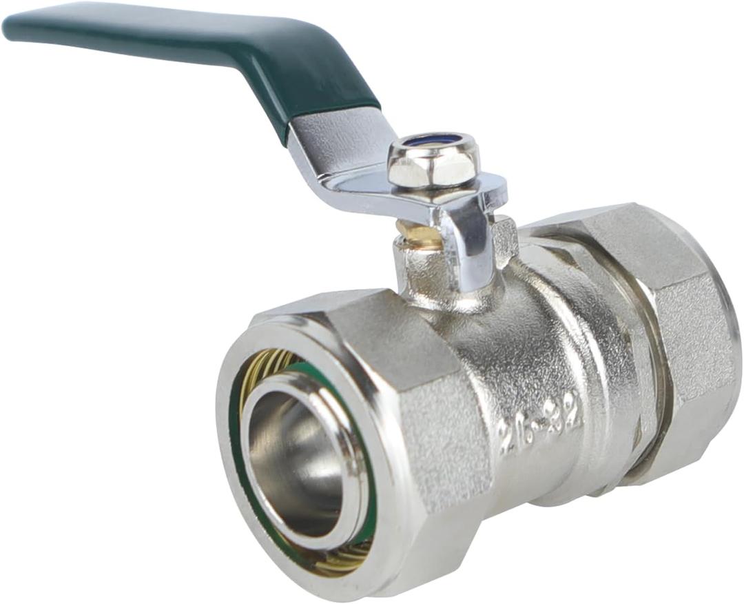 Compressor valve part MaxLine RapidAir M8040 1" In Line Ball Valve For 1 Inch Max Line Air Tubing,O-Ring Sealed