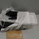 Nightstand Organizer for Men with Large Drawer, Wood Phone Docking Station for Phone, Apple Watch, Wallet & Keys, Ideal Birthday Gift for Father Husband, Bedside Desk Organizer (Black)