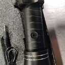 MALTERZER Rechargeable Self-Defense Flashlight Perfect For Pet Walking, Black