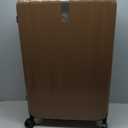 Hanke Luggage Sets 2 piece Carry On Luggage with Wheels PC Hard Shell Suitcases Lightweight Checked Travel Luggage Large Travel Suitcase Woman Men 20/29 Inch Brown