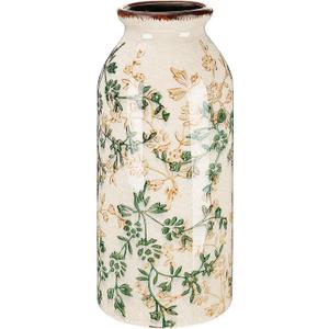 1 Pc Vintage Ceramic Flower Vase, Rustic Boho Farmhouse Decor for Home, Table, Shelf, Office, Small Decorative Centerpiece, Cute Aesthetic Gift (6.1 Inches)