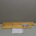 Narrow Console Table, 15.7" Small Entryway Table, 2-Tier Sofa Table with Storage, Skinny Console Tables for Entryway, Hallway, Bedroom, Living Room, Foyer, Rustic Brown