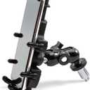 evomosa Motorbike Phone Mount Adjustable Smartphone Support Holder fit for Motorcycle Fork Stem Round Holes 13mm-20mm