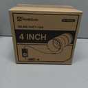 Hon&Guan 4 Inch Inline Booster Duct Fan with Speed Controller - 130 CFM Airflow with 6W Ultra-Low Power and Low Noise