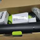 Leaf Blower, Electric Cordless Leaf Blower with 2 Batteries and Charger, 2 Speed Mode, Lightweight Cordless Blower for Blowing Leaves, Patio Cleaning, Blowers for Lawn Care and Dust