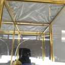 ELLDOO Clear Glass Storage Box with 2 Drawer, Gold Mirrored Jewelry Makeup Display Organizer Case, Decorative Tower Box Storage for Trinket Perfume Lipstick Figure Statue Toy Display