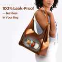 ComSaf Overnight Oats Containers with Lids (16OZ+4OZ, 2PCS) On-The-Go Dual-Laryer Yogurt Parfait Cups with Dry and Wet Separation Mason Jars for Chia Pudding Cereal Nut Fruit Meal Prep Salad