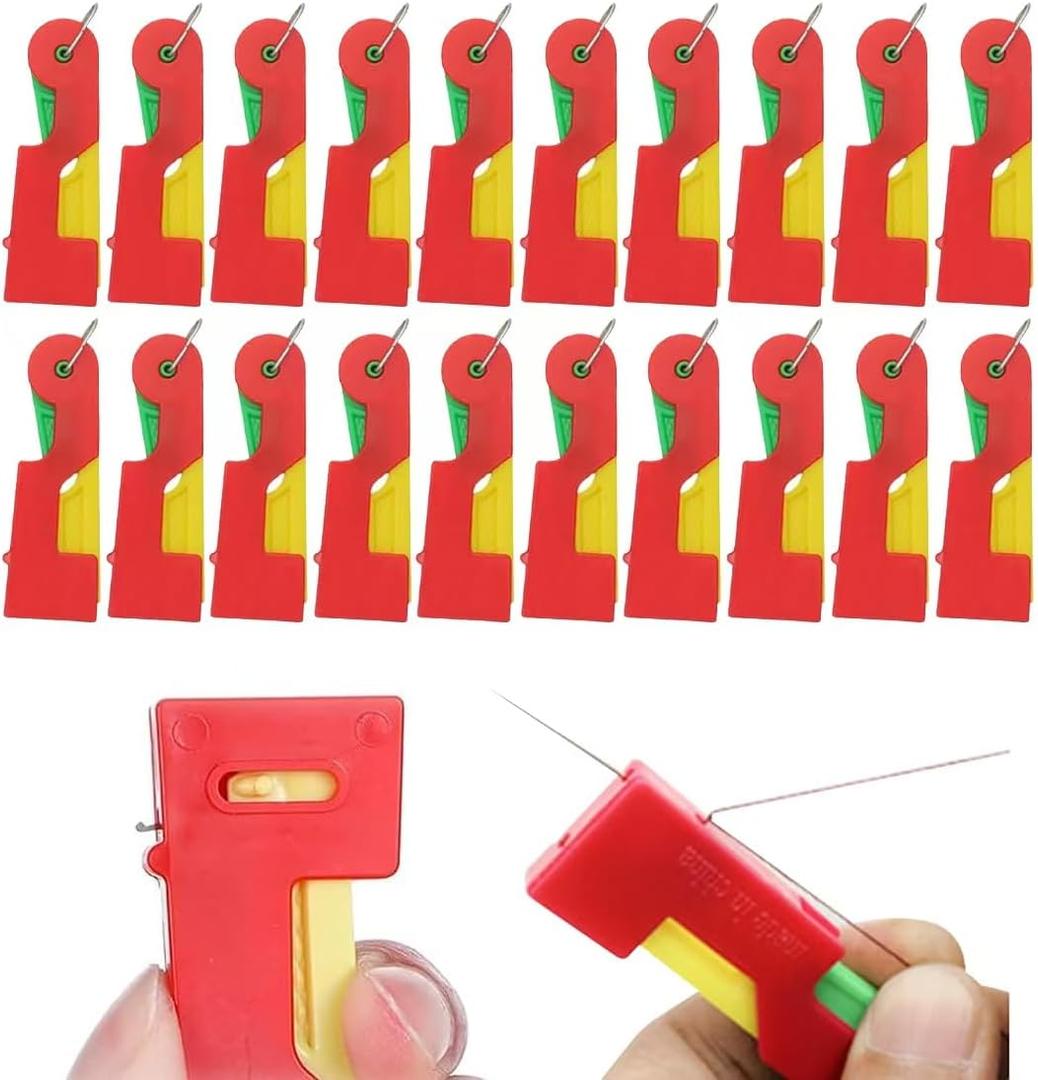 3 x 20 Pcs Needle Threaders,Automatic Needle Threader,Quick Needle Threader for Hand Sewing and DIY for All Sewing Enthusiast