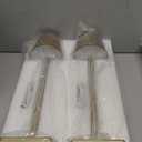 2 Pack Rechargeable Cordless Table Lamps, 5200mAh Battery Touch Table Light, Aluminum Shell Stepless Dimmable Portable LED Desk Lamp for Dinner/Restaurant/Outdoor Black