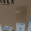 Livex Lighting 2254-02 Monterey 2 Light Outdoor Polished Brass Finish Solid Brass Post Head with Clear Beveled Glass
