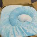 3 Inch Memory Foam Mattress Topper, Gel Infused Mattress Topper, Ventilated Design, CertiPUR-US Certified Foam, Blue