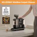 Upholstery Carpet Cleaner Machine, MUJERBAY 11Kpa Portable Spot and Stain Cleaner, Easy Move with Universal Wheels & Handle, 1.18-inch Deep Cleaning Machine for Couch, Stairs, Car and Pet Messes.